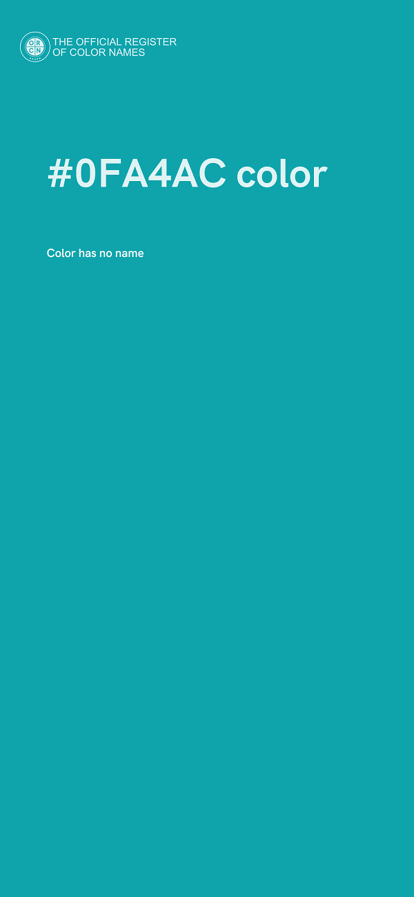#0FA4AC color image