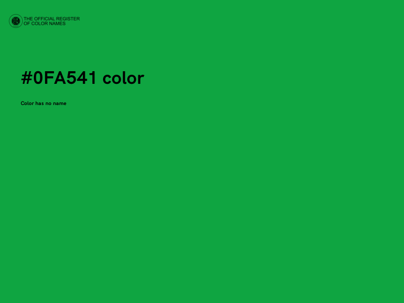 #0FA541 color image