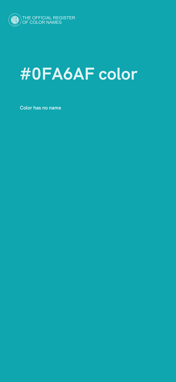 #0FA6AF color image