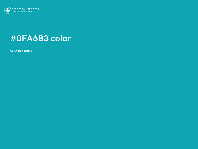 #0FA6B3 color image