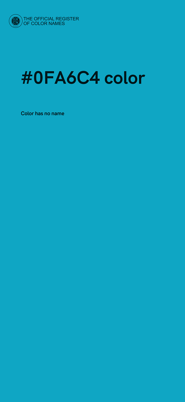 #0FA6C4 color image