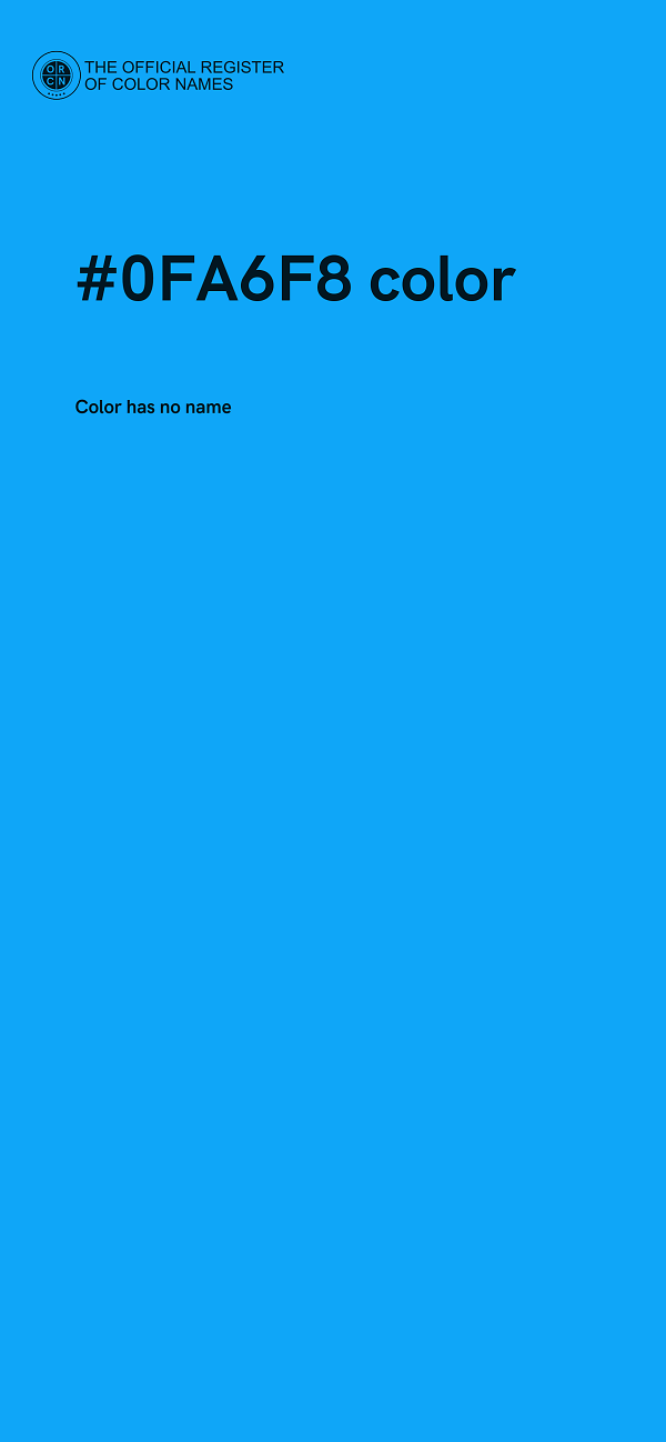 #0FA6F8 color image