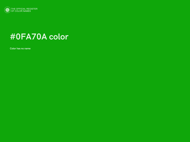 #0FA70A color image