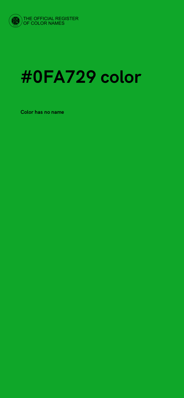 #0FA729 color image