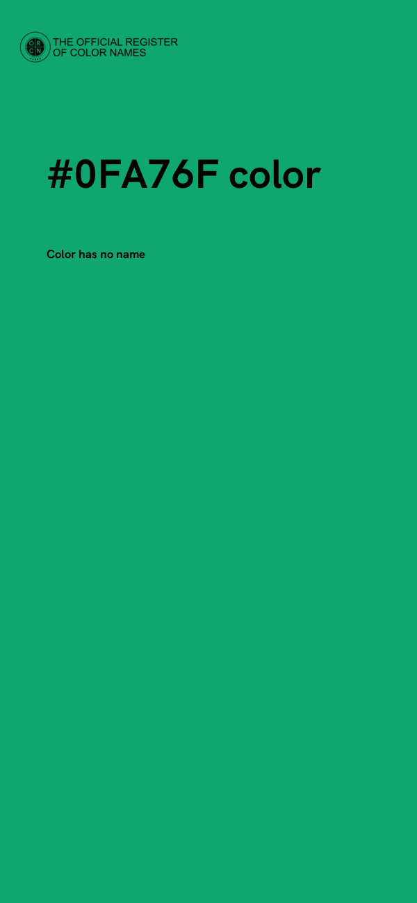 #0FA76F color image