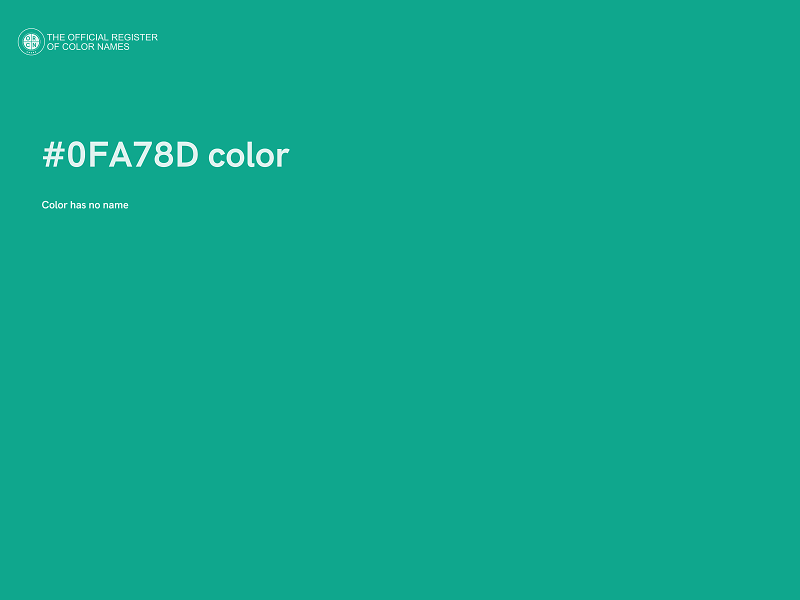 #0FA78D color image