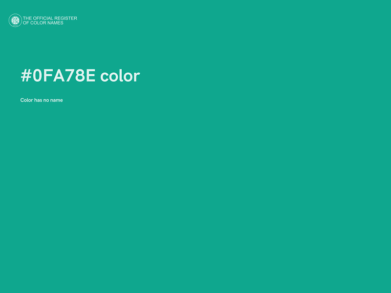 #0FA78E color image