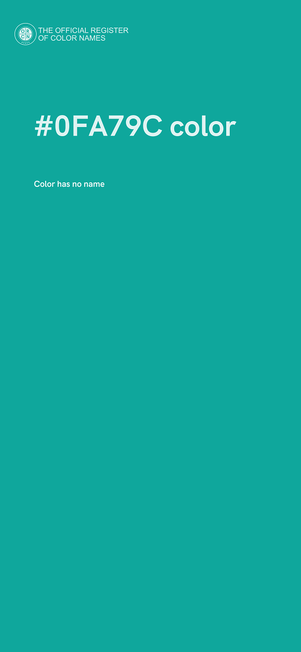#0FA79C color image