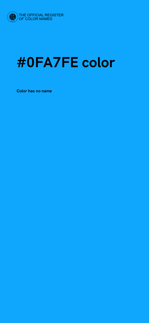 #0FA7FE color image