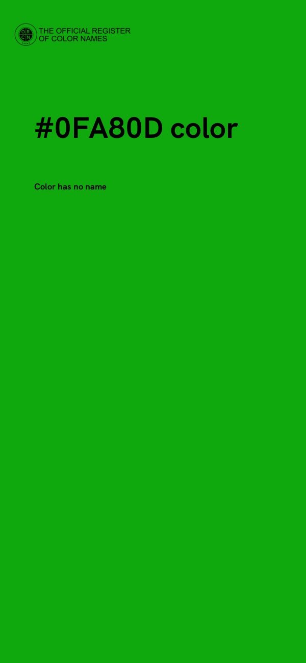 #0FA80D color image