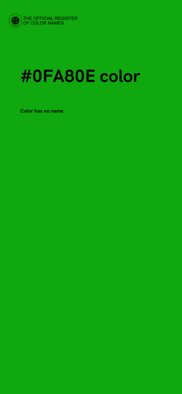 #0FA80E color image