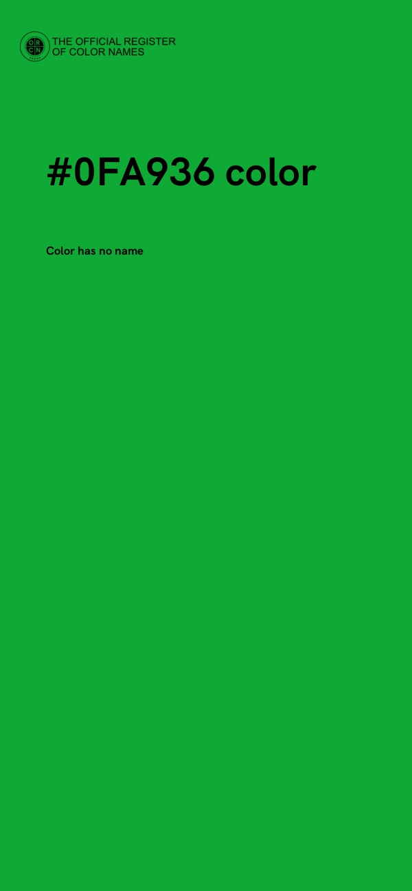 #0FA936 color image