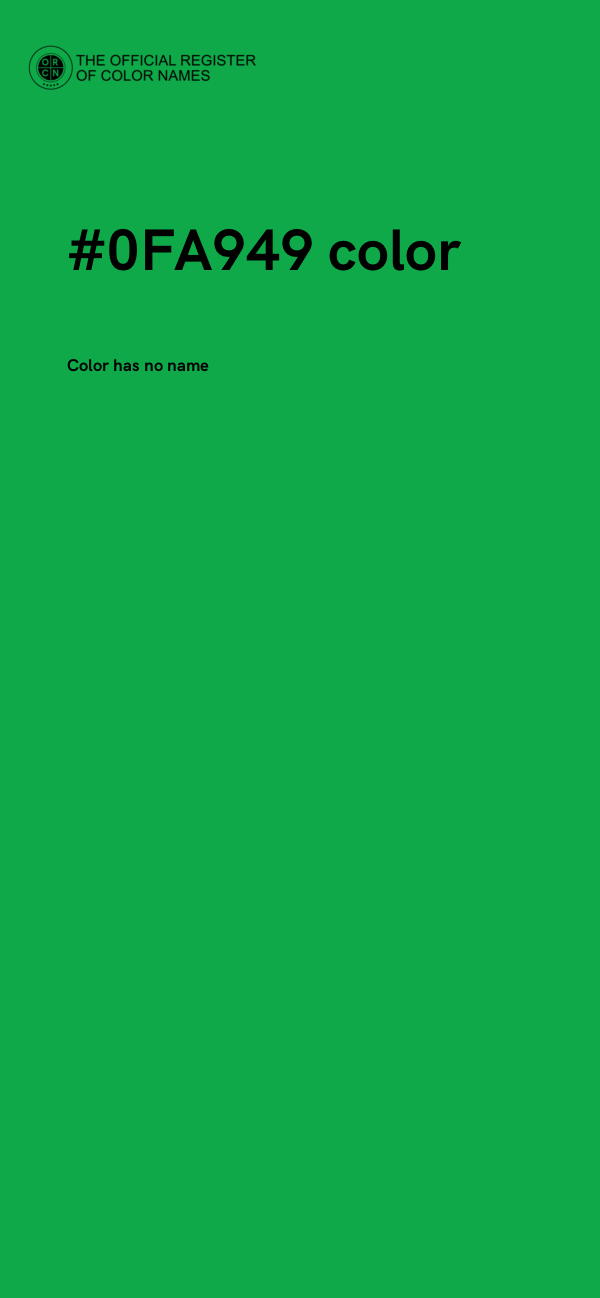 #0FA949 color image