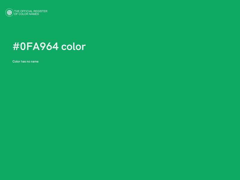 #0FA964 color image