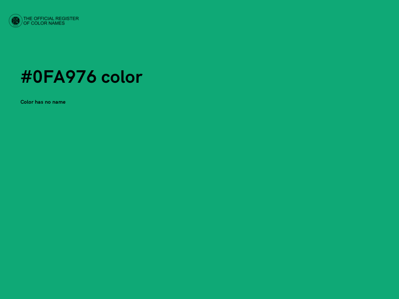 #0FA976 color image