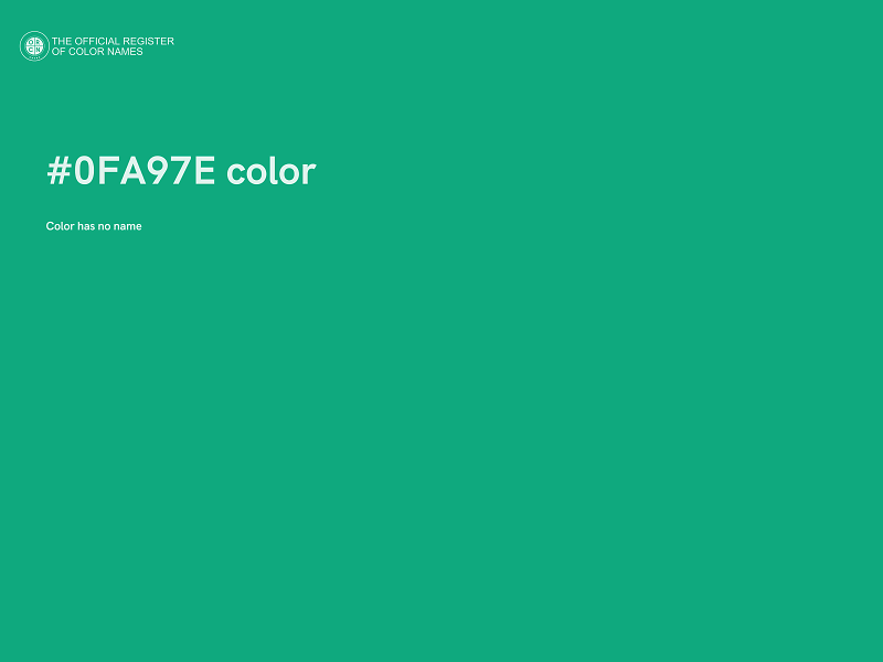 #0FA97E color image