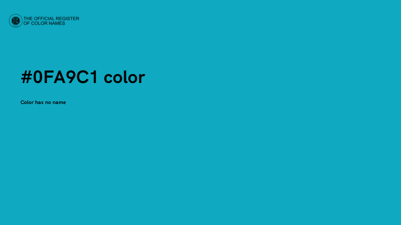 #0FA9C1 color image