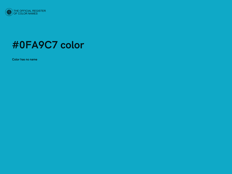 #0FA9C7 color image