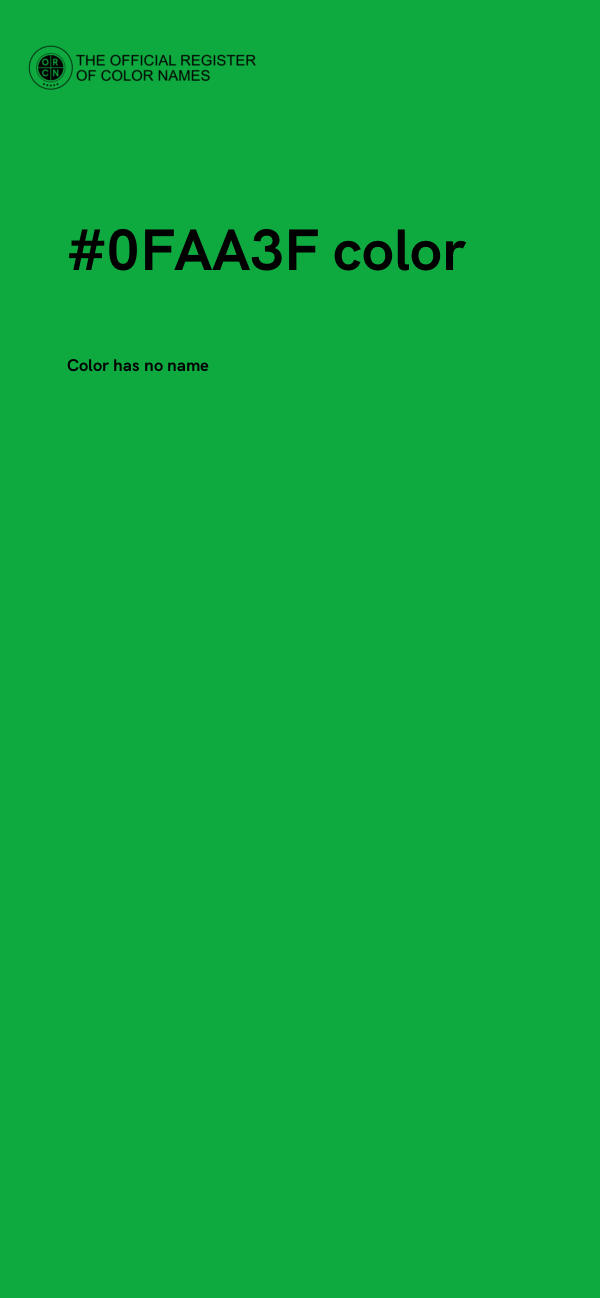 #0FAA3F color image