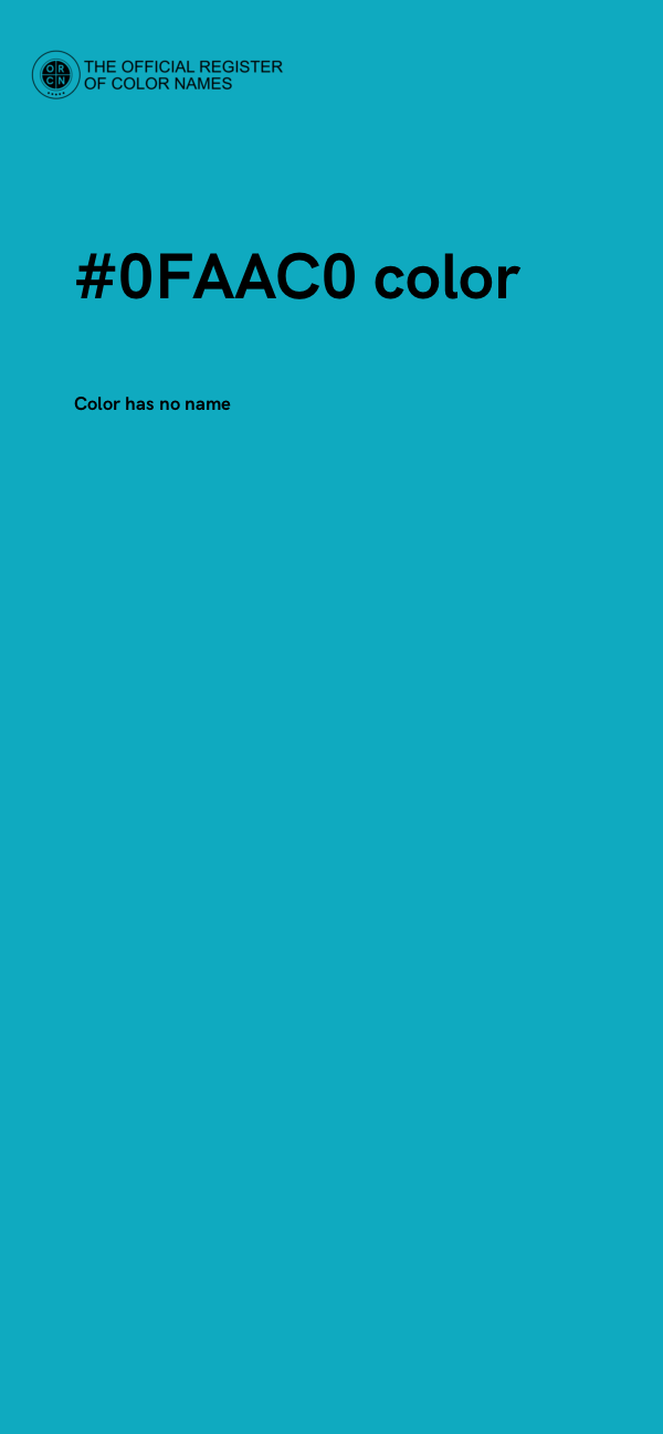 #0FAAC0 color image