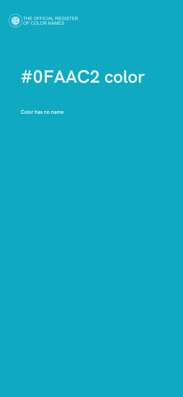 #0FAAC2 color image