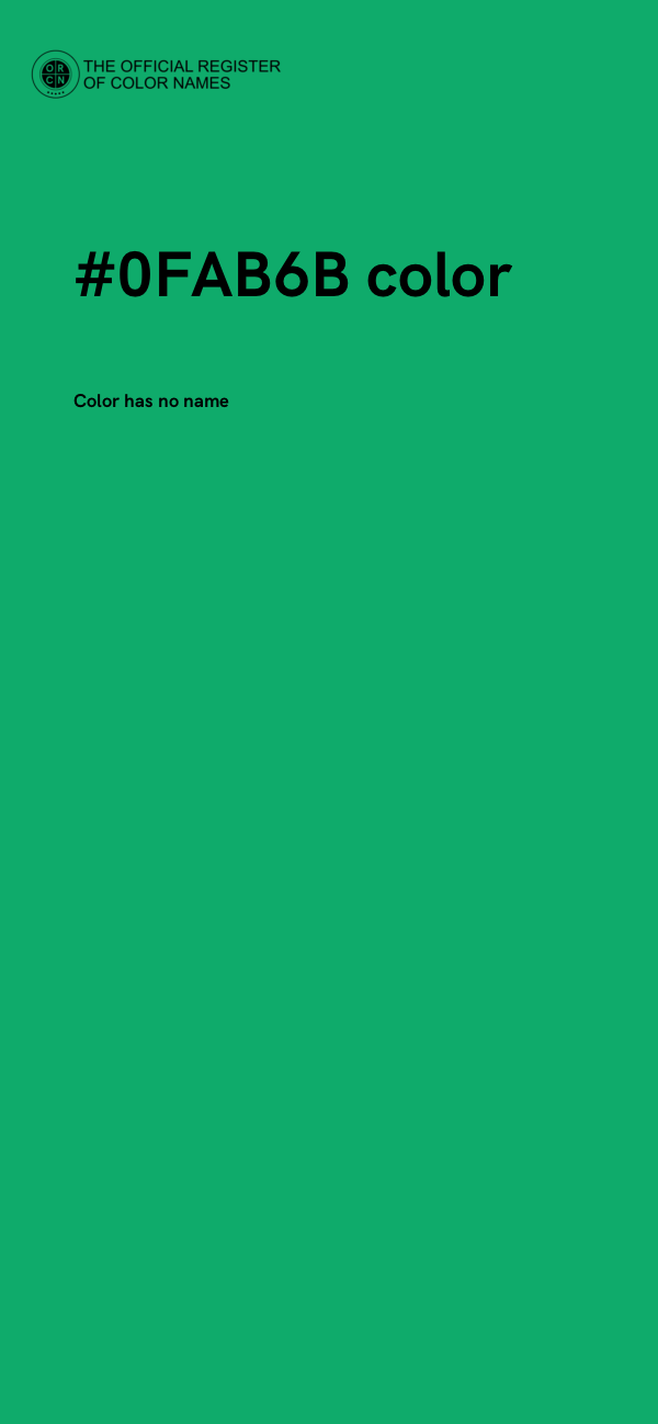 #0FAB6B color image