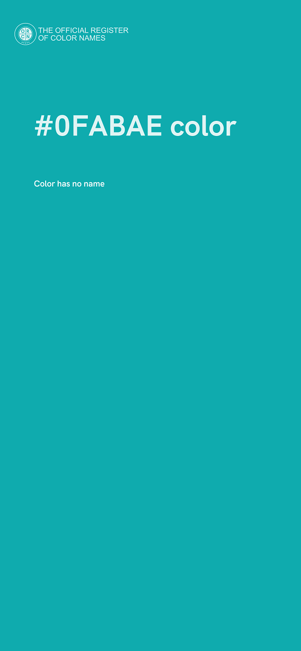 #0FABAE color image