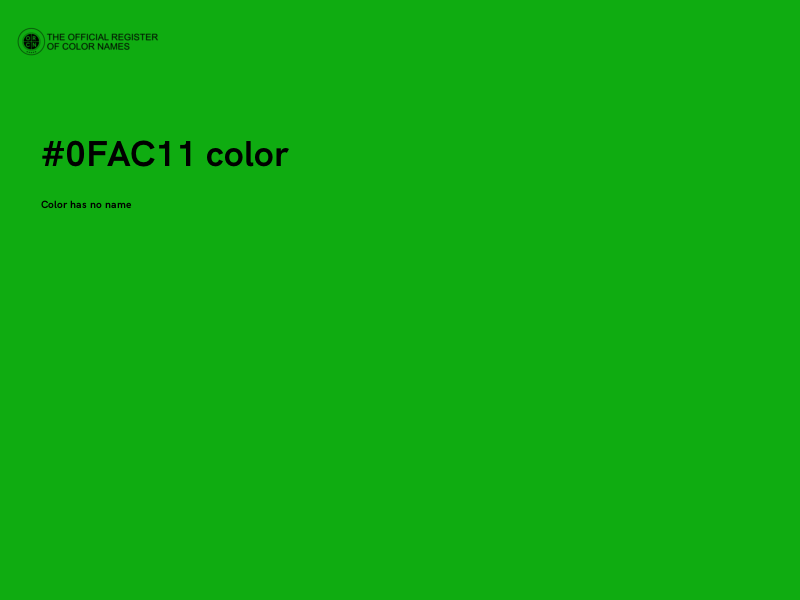 #0FAC11 color image