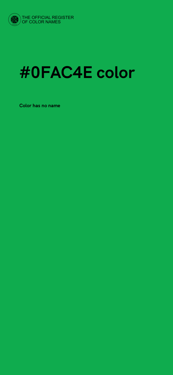 #0FAC4E color image