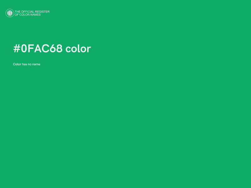 #0FAC68 color image