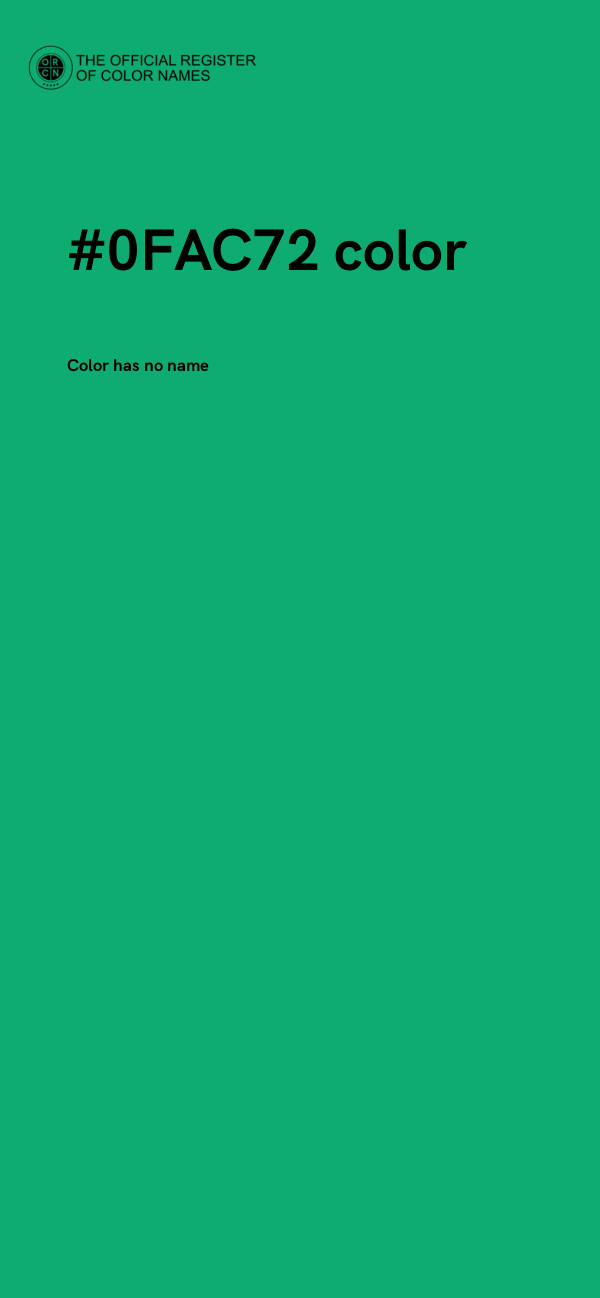 #0FAC72 color image
