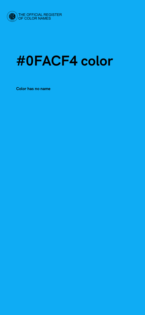 #0FACF4 color image