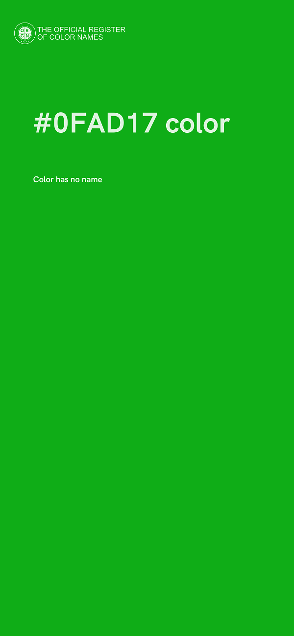 #0FAD17 color image