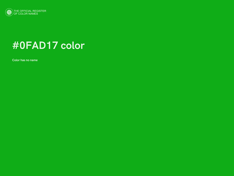 #0FAD17 color image