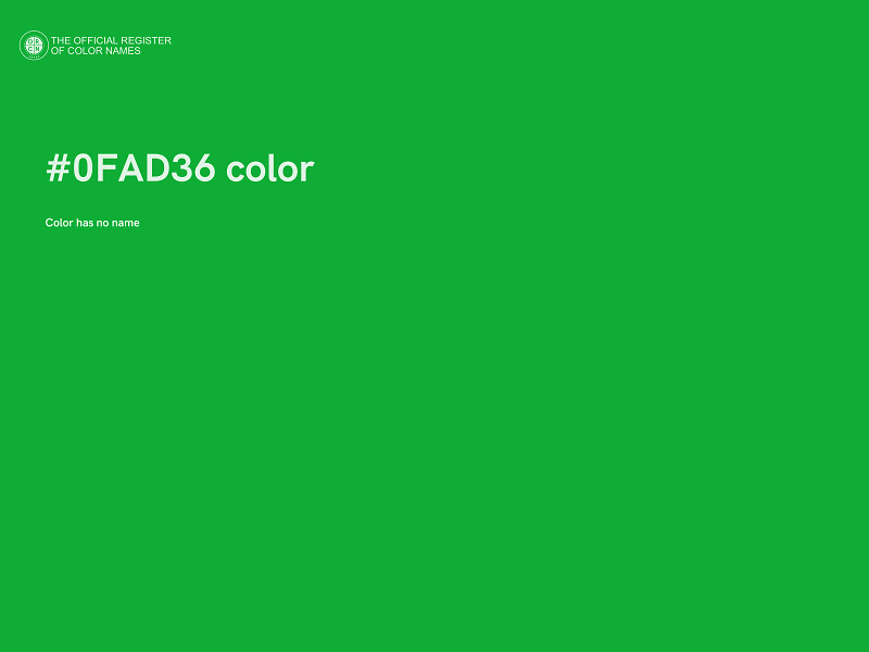 #0FAD36 color image