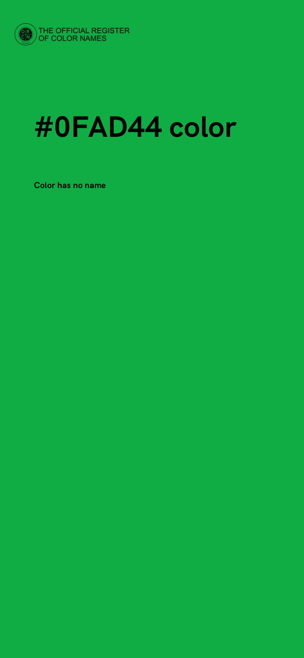 #0FAD44 color image