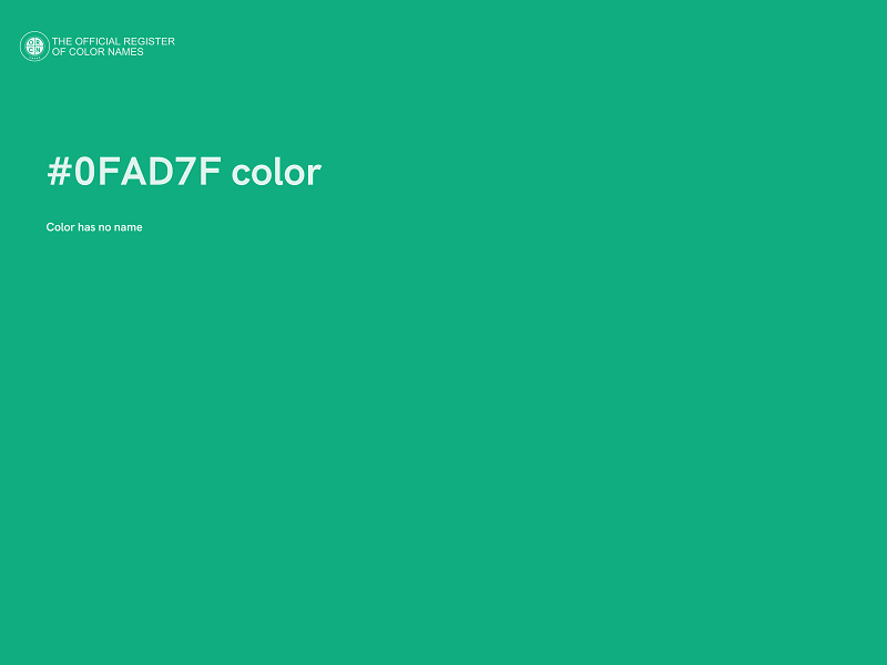 #0FAD7F color image