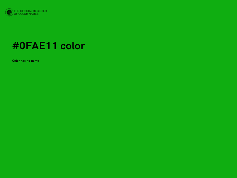 #0FAE11 color image