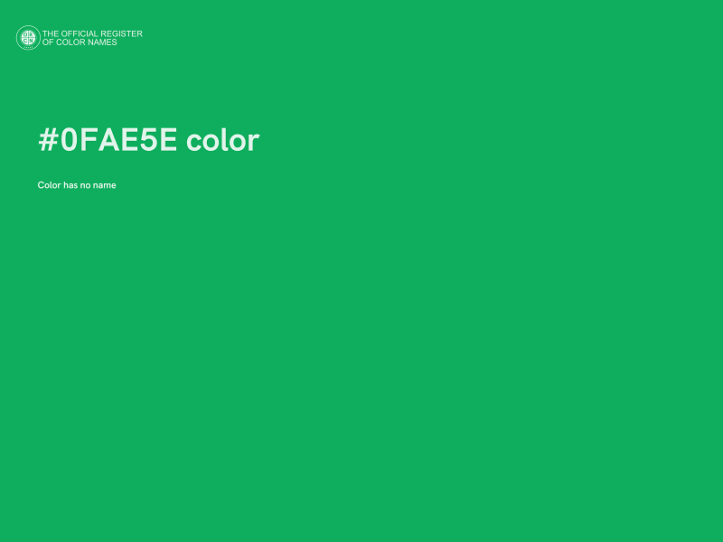 #0FAE5E color image