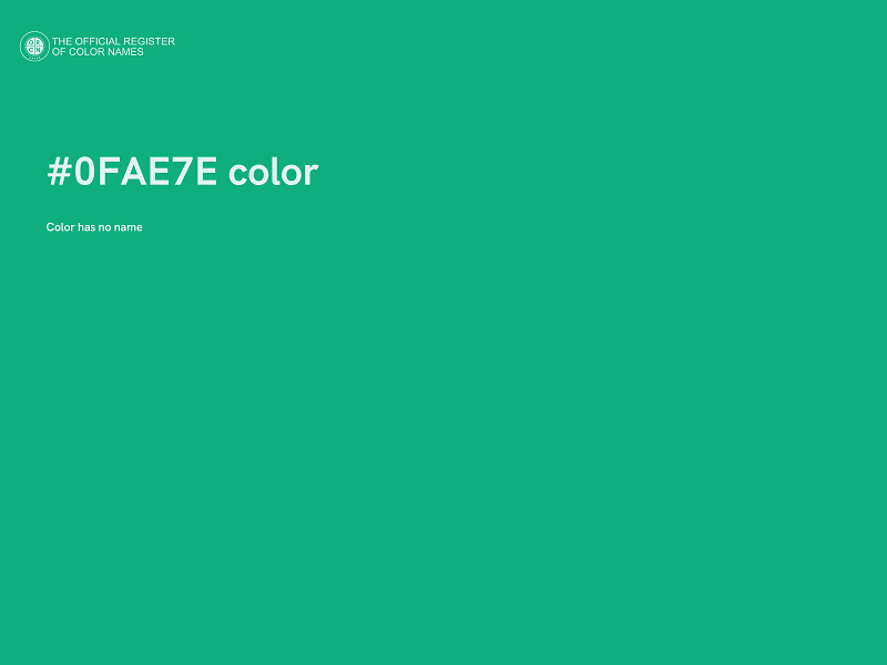 #0FAE7E color image