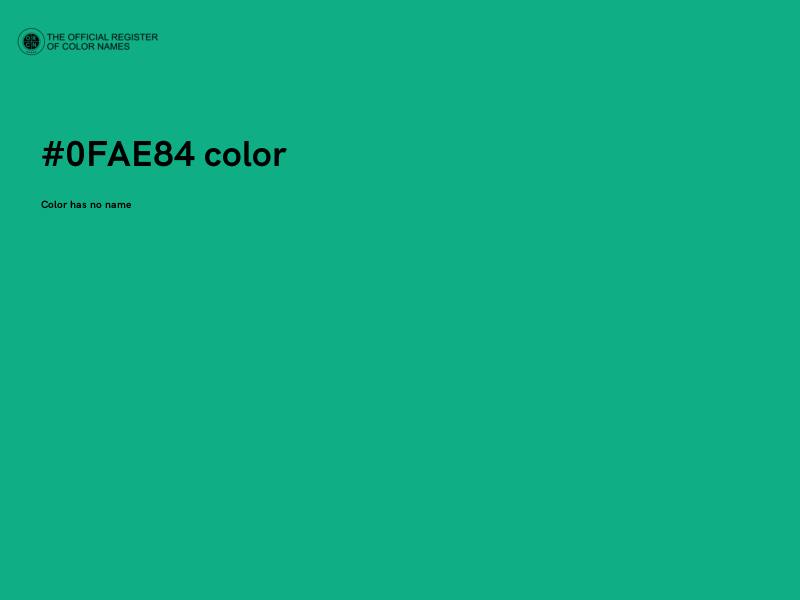 #0FAE84 color image