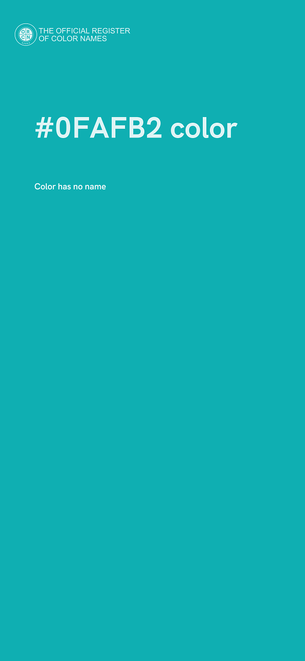 #0FAFB2 color image