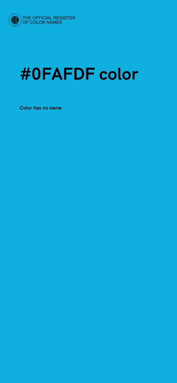 #0FAFDF color image