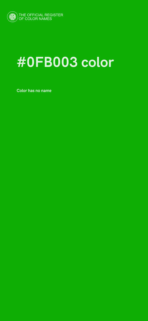 #0FB003 color image