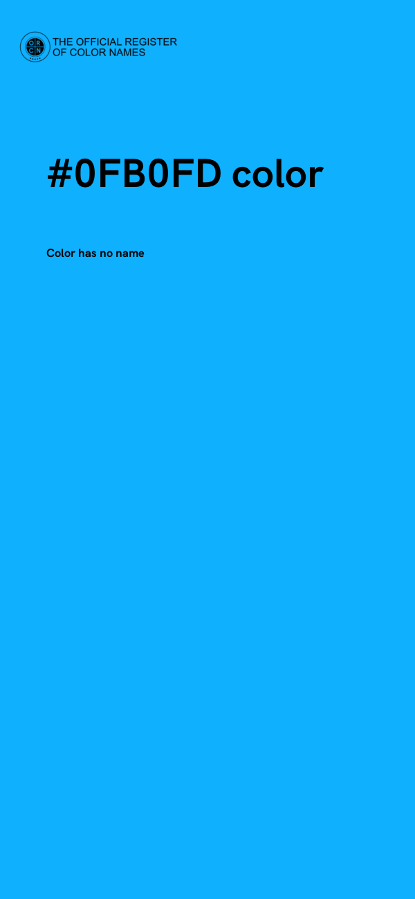 #0FB0FD color image