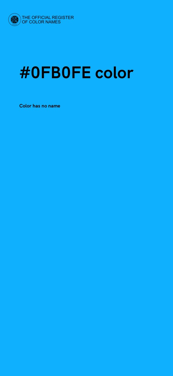 #0FB0FE color image