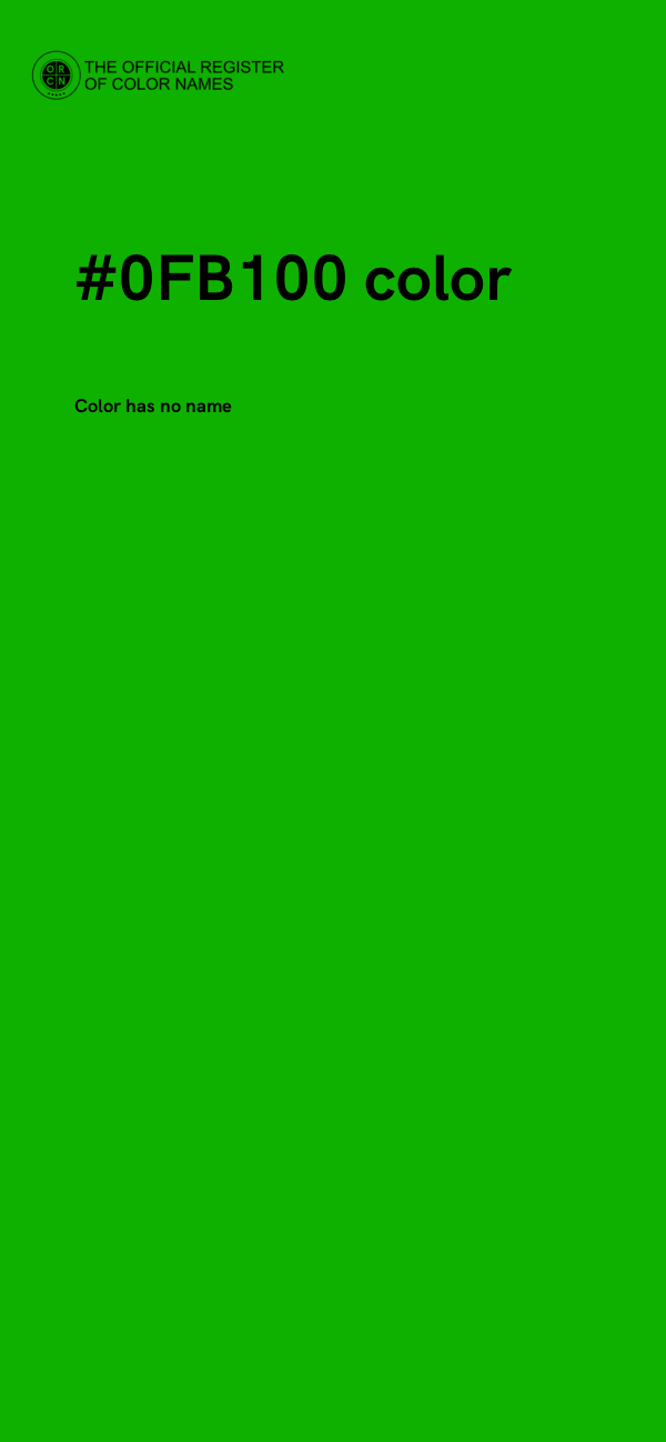 #0FB100 color image