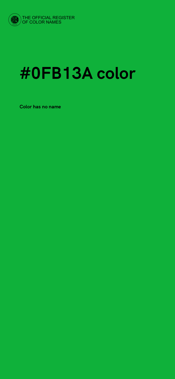 #0FB13A color image