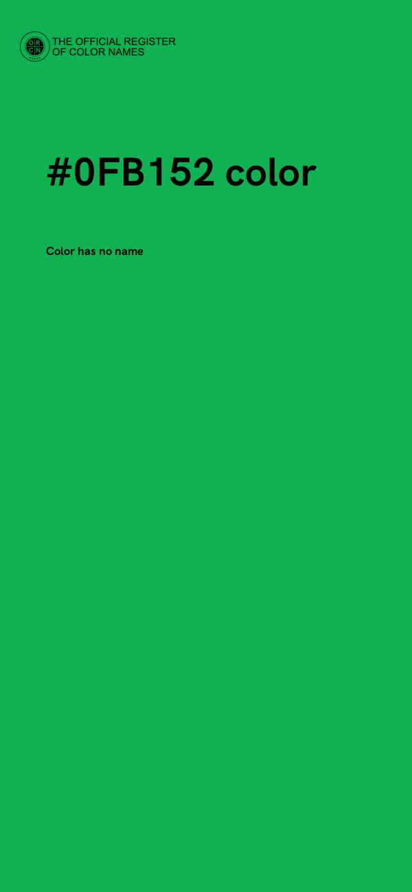 #0FB152 color image