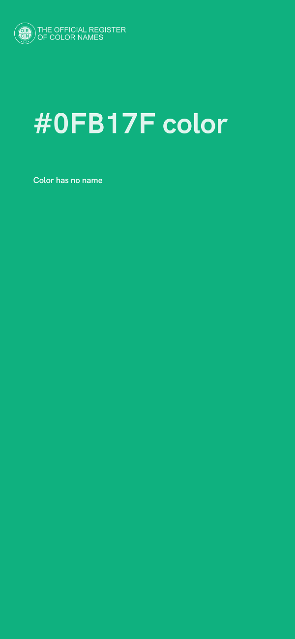 #0FB17F color image